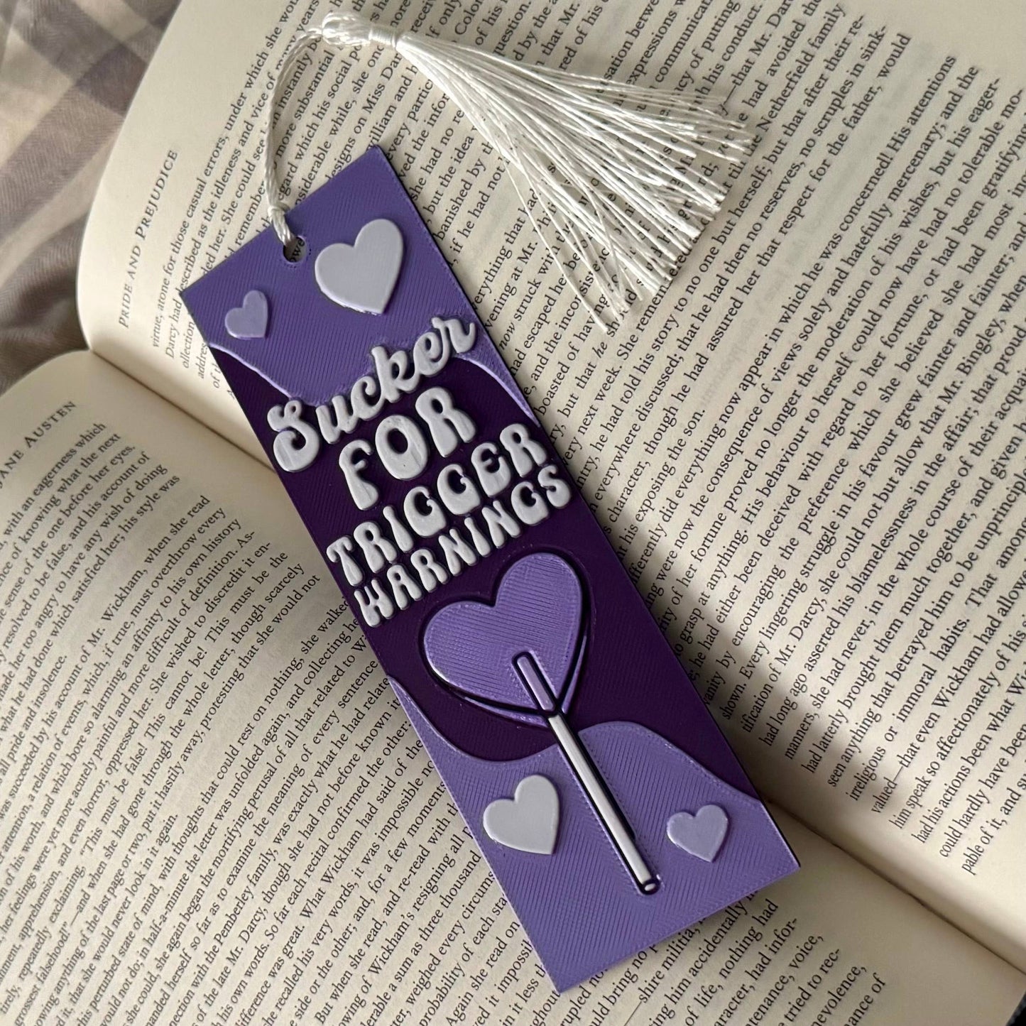 Sucker For Trigger Warning 3D Bookmark