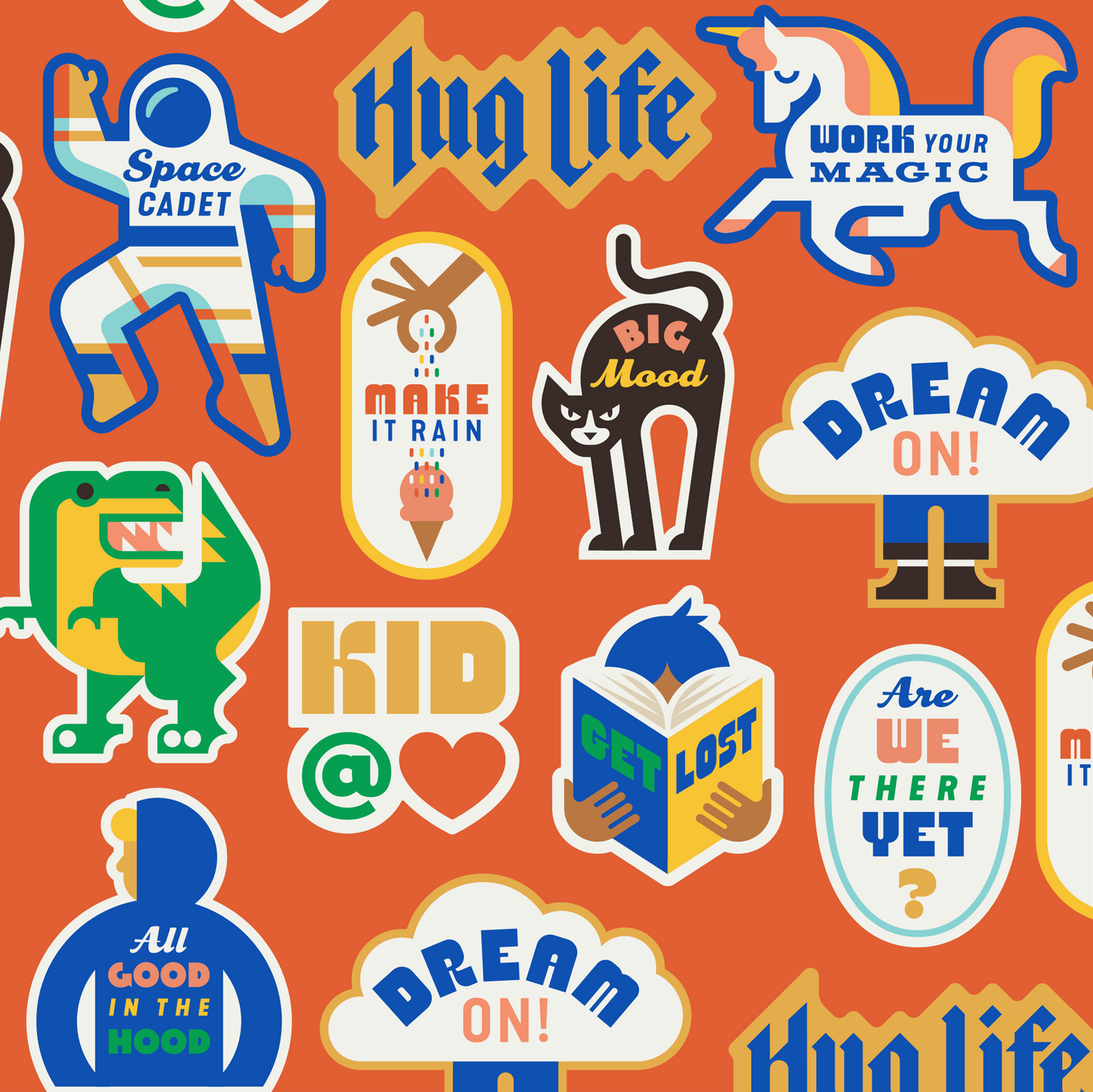 Hug Life Kids & Baby Sticker