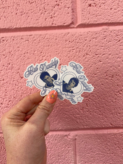 But Daddy I Love Him Heated Rivalry Sticker: Set of Both Stickers