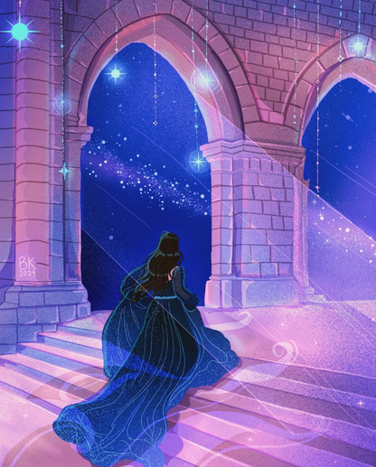 Star Court Print: 8x10