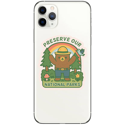 Climate Change Park Kawaii Nature High Quality Vinyl Sticker