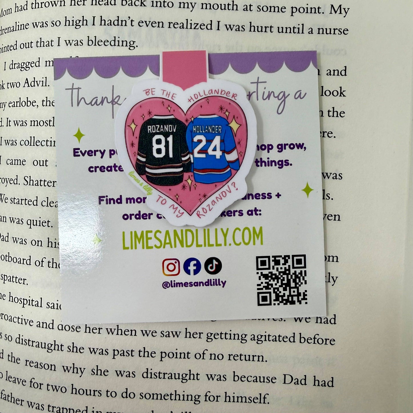Be the Hollander to My Rozanov Magnetic Bookmark