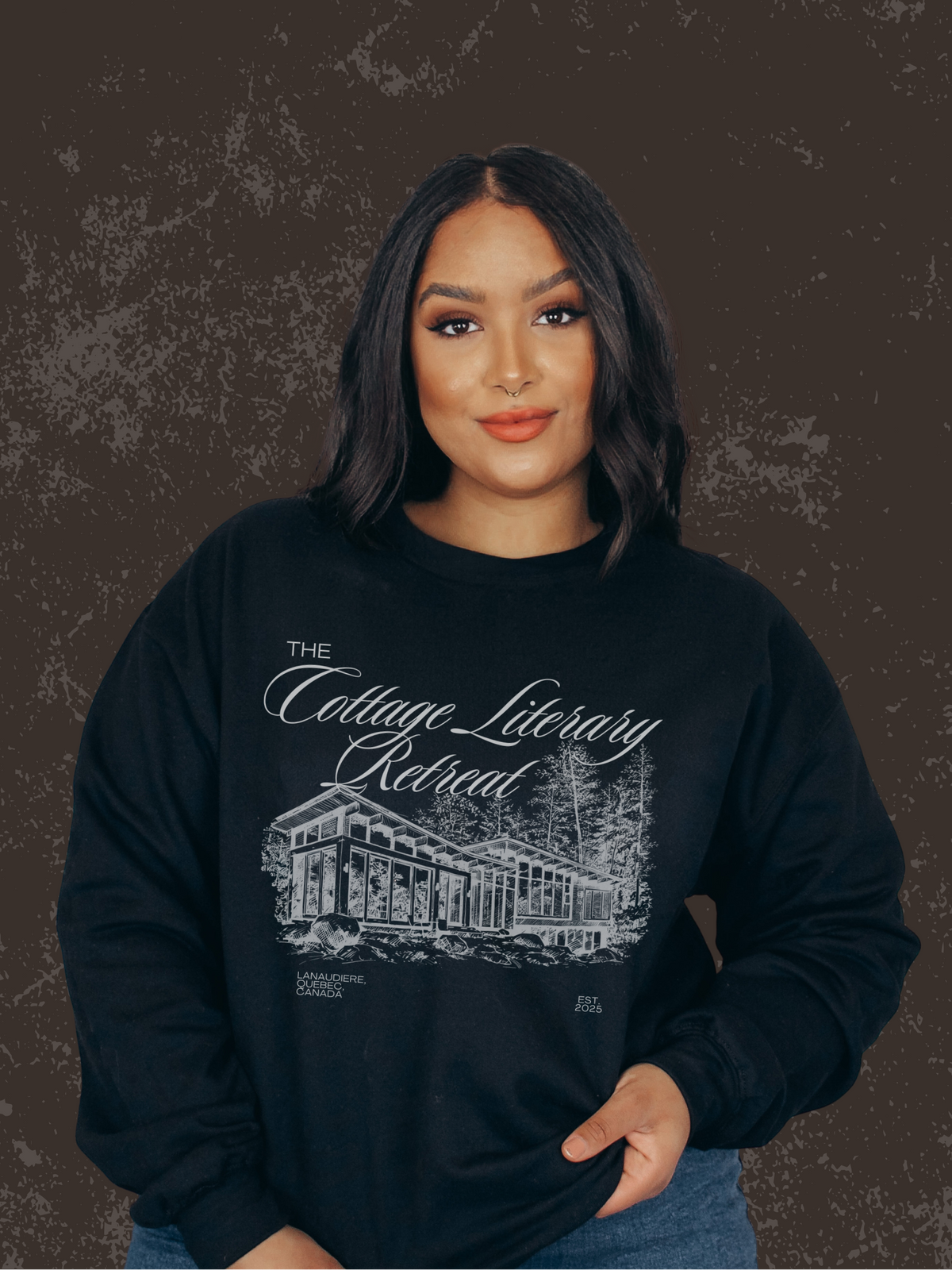 Heated Rivalry The Cottage Retreat Sweatshirt: Maroon / XL