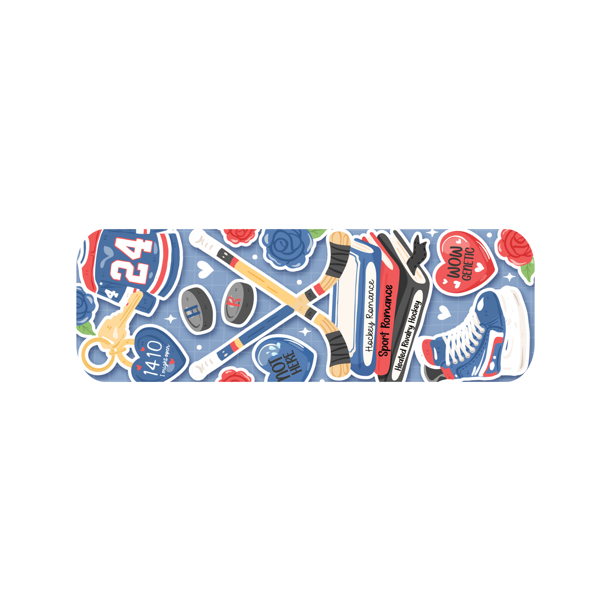 Hockey Romance Bookmark | Heated Rivalry Inspired