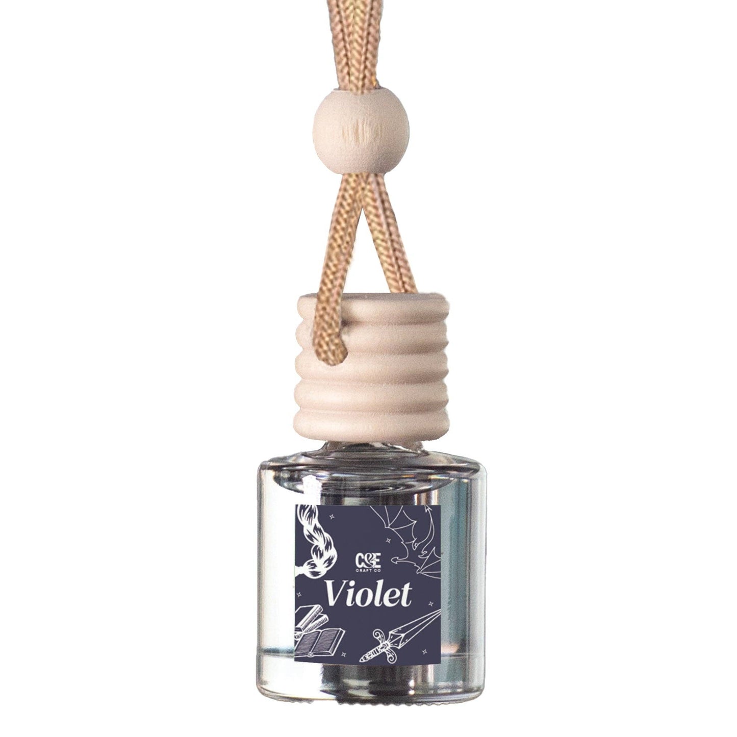 Bookish Scented Car Freshener - Long Lasting - Air Car Diffuser: Rhysand
