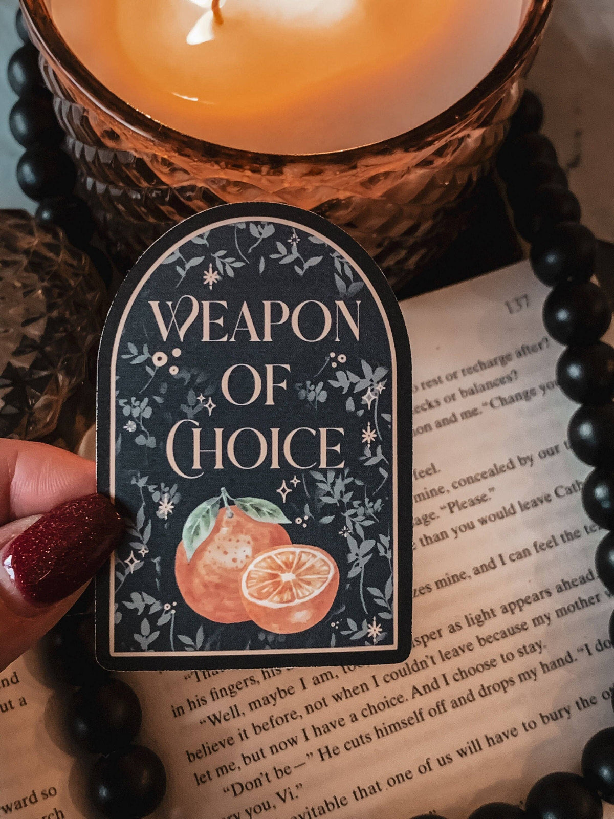 Weapon of Choice Sticker: Matte WITH laminate