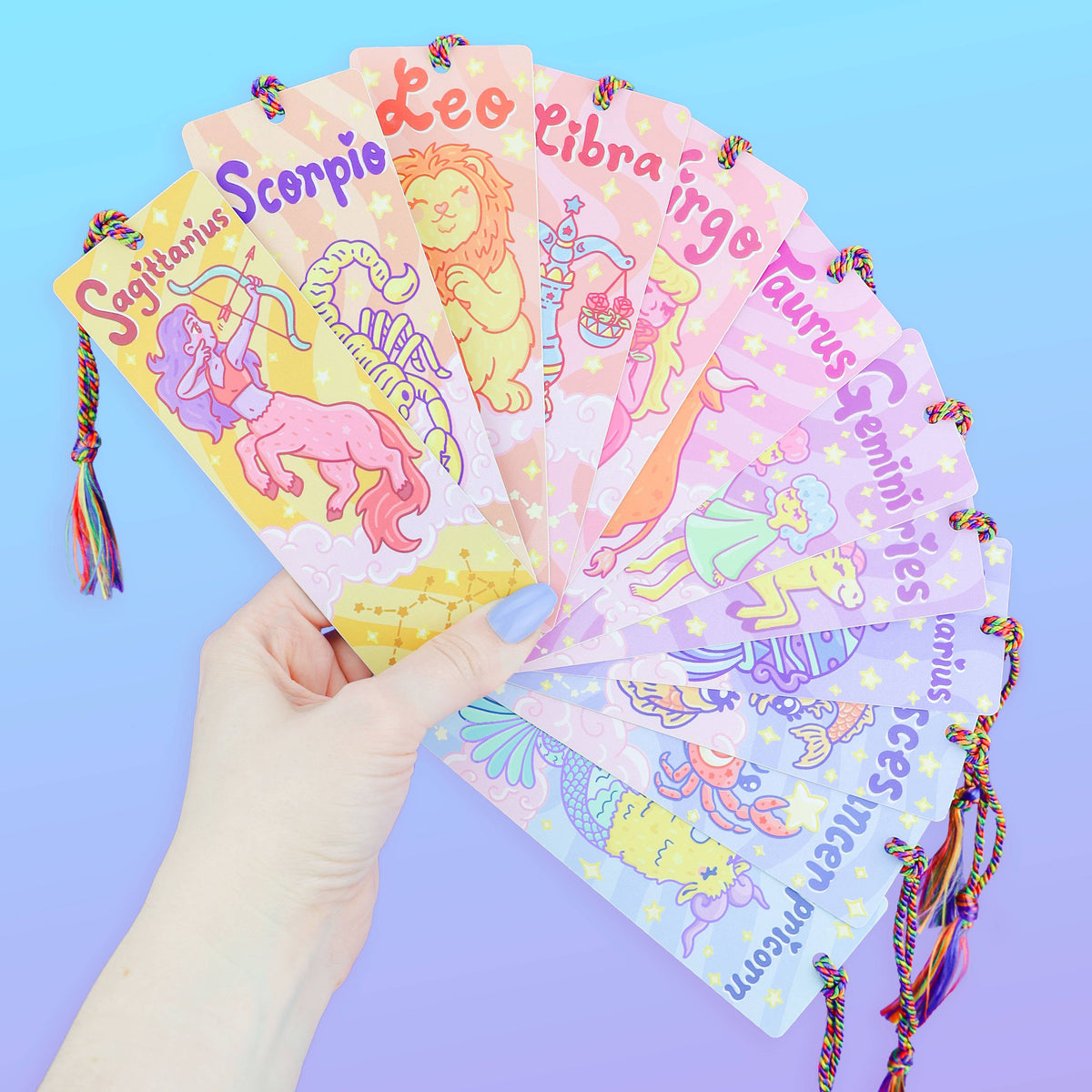 Scorpio Zodiac Bookish Horoscope Bookmark with Tassel