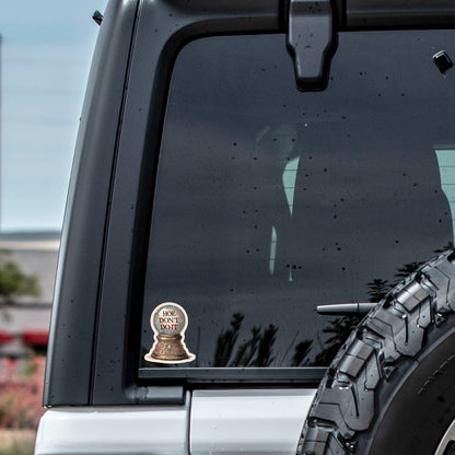 Funny Omen Crystal Ball High Quality Vinyl Sticker