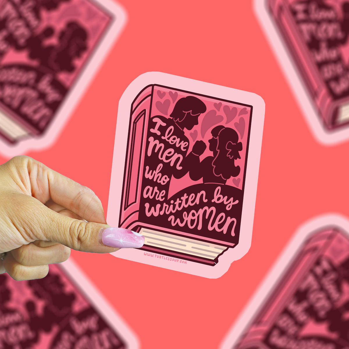 Men Written by Women Bookish Vinyl Sticker