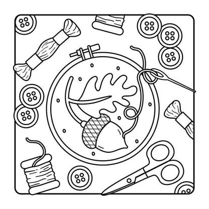 Comfy Fall Coloring Book by: Paperback; 96 pages / English
