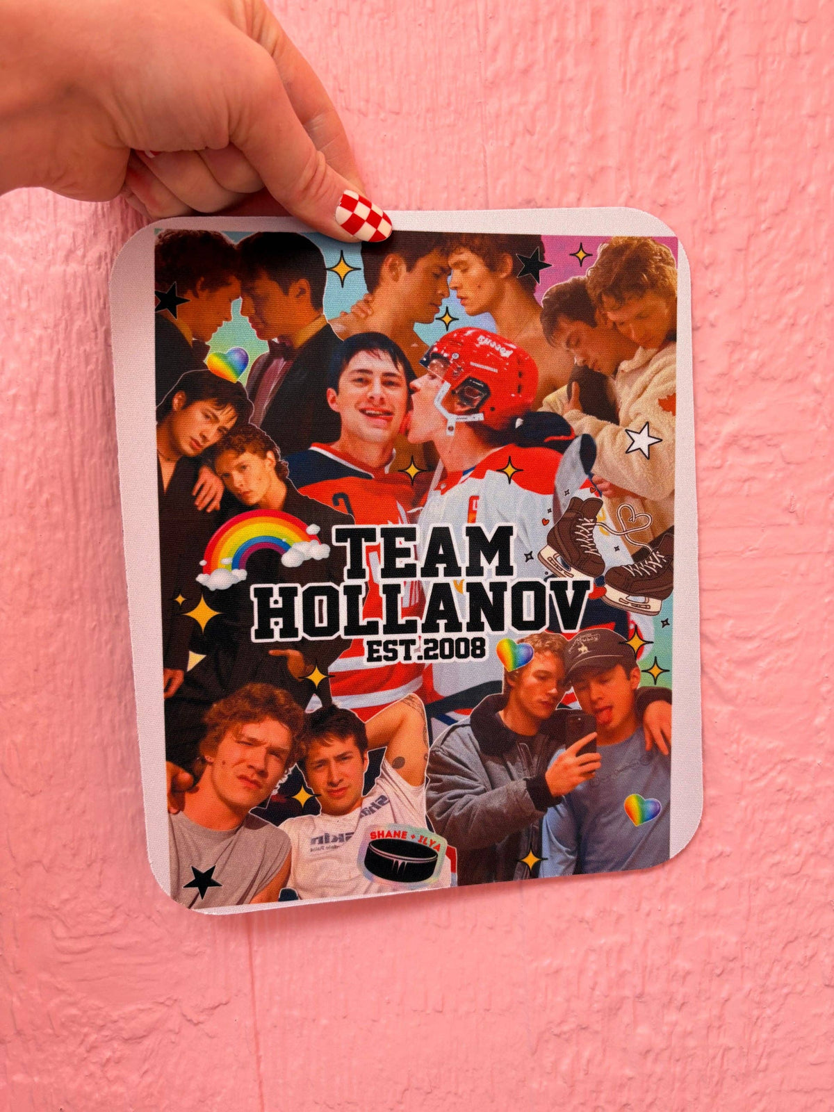 Team Hollanov Heated Rivalry Mousepad: Team Hallanov