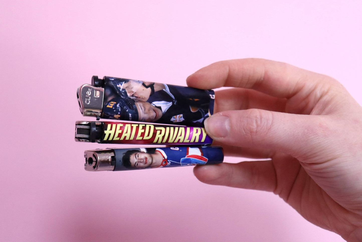 Heated Rivalry Lighters: Jersey