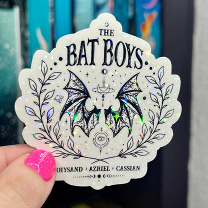 ACOTAR Bat Boys Rhysand Azirel Cassian Holographic Sticker