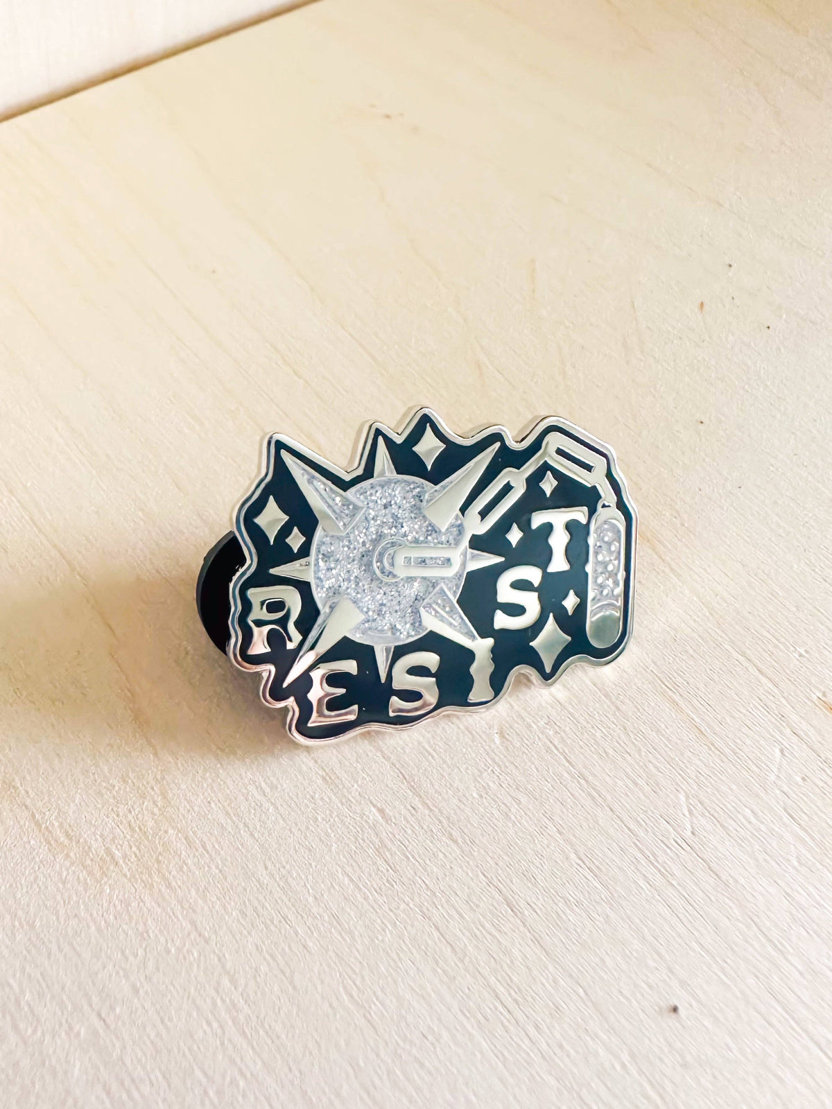 Resist Hard Enamel Pin