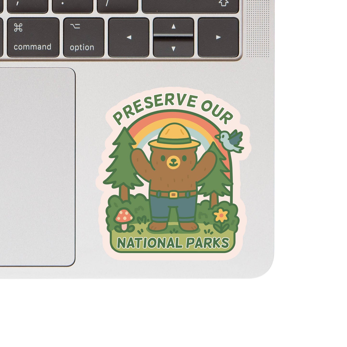 Climate Change Park Kawaii Nature High Quality Vinyl Sticker