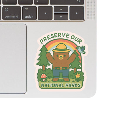 Climate Change Park Kawaii Nature High Quality Vinyl Sticker