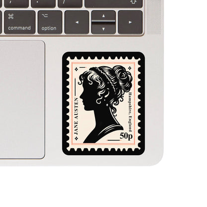Jane Austen Feminist Book Read High Quality Vinyl Sticker