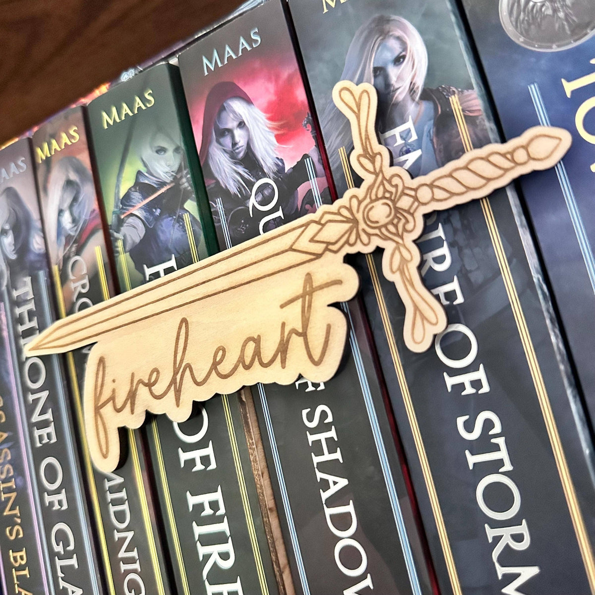 Fireheart Book Charm
