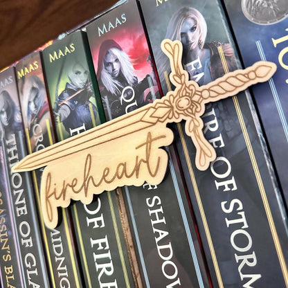 Fireheart Book Charm