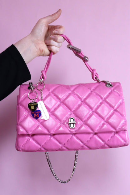 Heated Rivalry Heart Bag Charm: Glitter