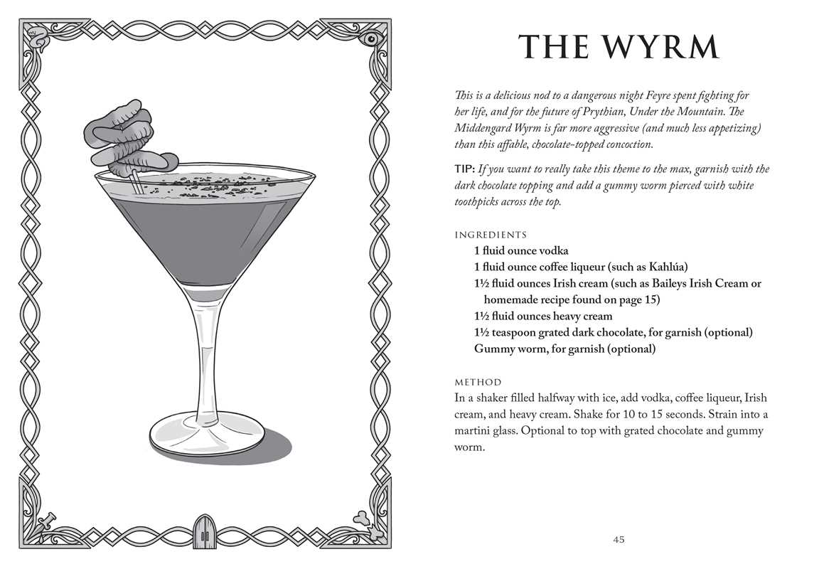 The Unofficial A Court of Thorns and Roses Cocktail Book by J.  Becker: Hardcover; 144 pages / English