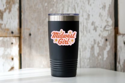 Midwest Girl Sticker - state, home, local, grown, roots