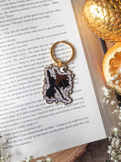 Fourth Wing | Tairn and Andarna Keychain