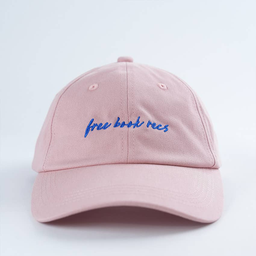 Free Book Recs 📚 Bookish Baseball Hat