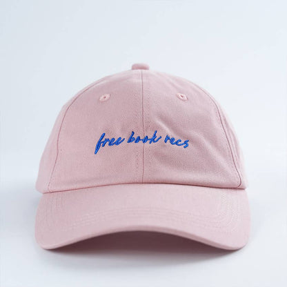 Free Book Recs 📚 Bookish Baseball Hat