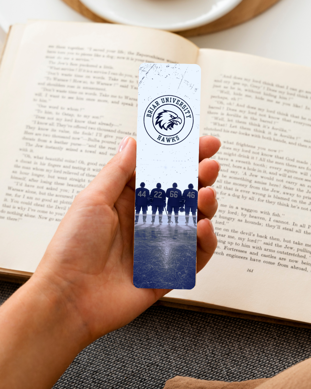 Briar University Hawks Bookmark