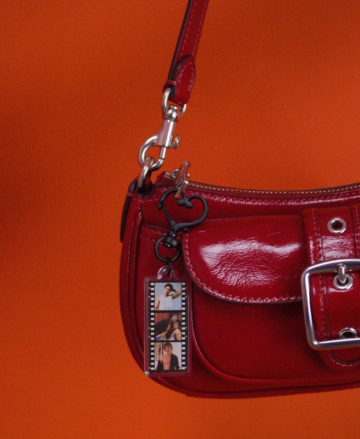 Connor + Hudson Film Strip Heated Rivalry Bag Charm