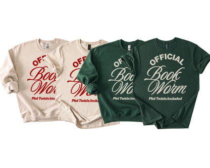 Bookworm | Graphic Tee or Sweatshirt | Book Obsessed: Forest Green / XL / Short