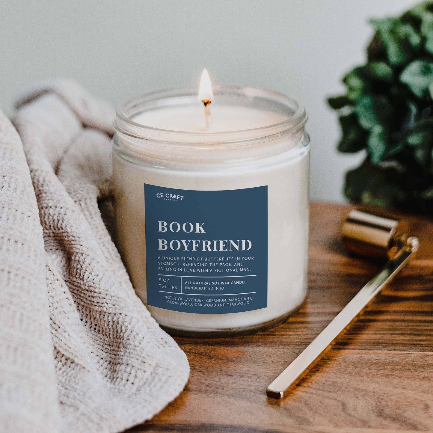 Book Boyfriend Candle: 8