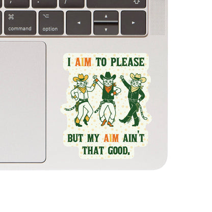Funny Cute Kitty Cat Sarcastic High Quality Vinyl Sticker