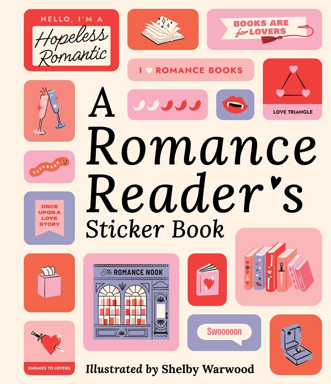 A Romance Reader's Sticker Book: Hardcover