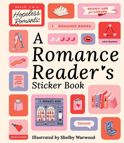 A Romance Reader's Sticker Book: Hardcover