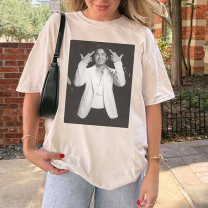 Hudson Williams Glambot Tee, Heated Rivalry Shirt: T-shirt / Ivory (Comfort Colors) / L