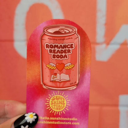 What's Your Flavor - Reader Soda Pins: "Romance Reader Soda"