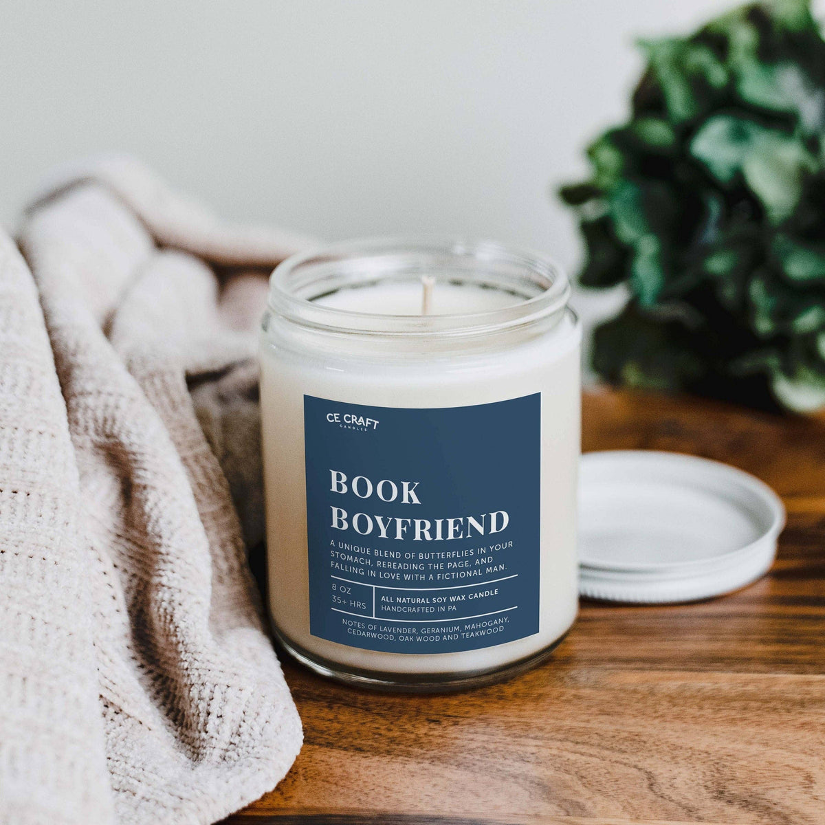Book Boyfriend Candle: 8