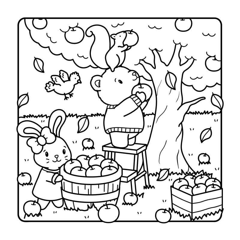 Comfy Fall Coloring Book by: Paperback; 96 pages / English