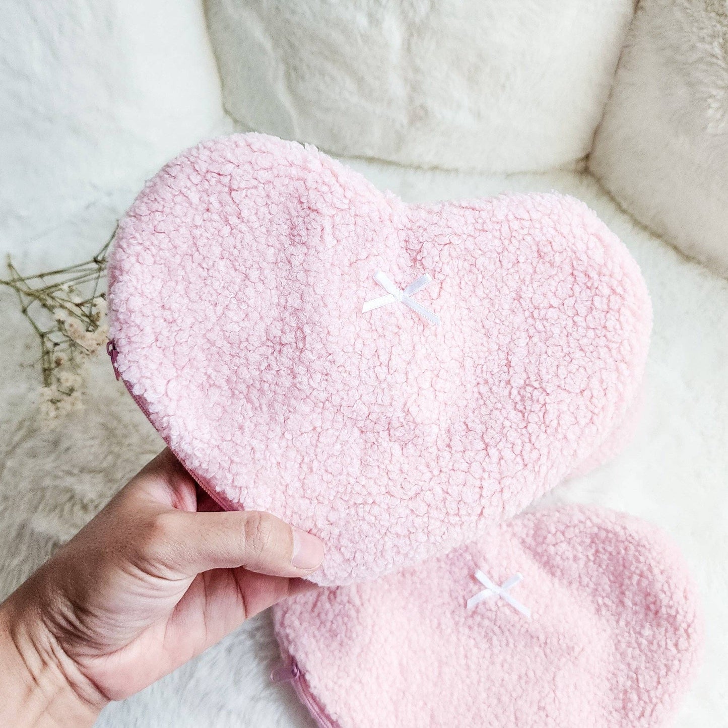 Heart Shaped Bookish Zippered Bag