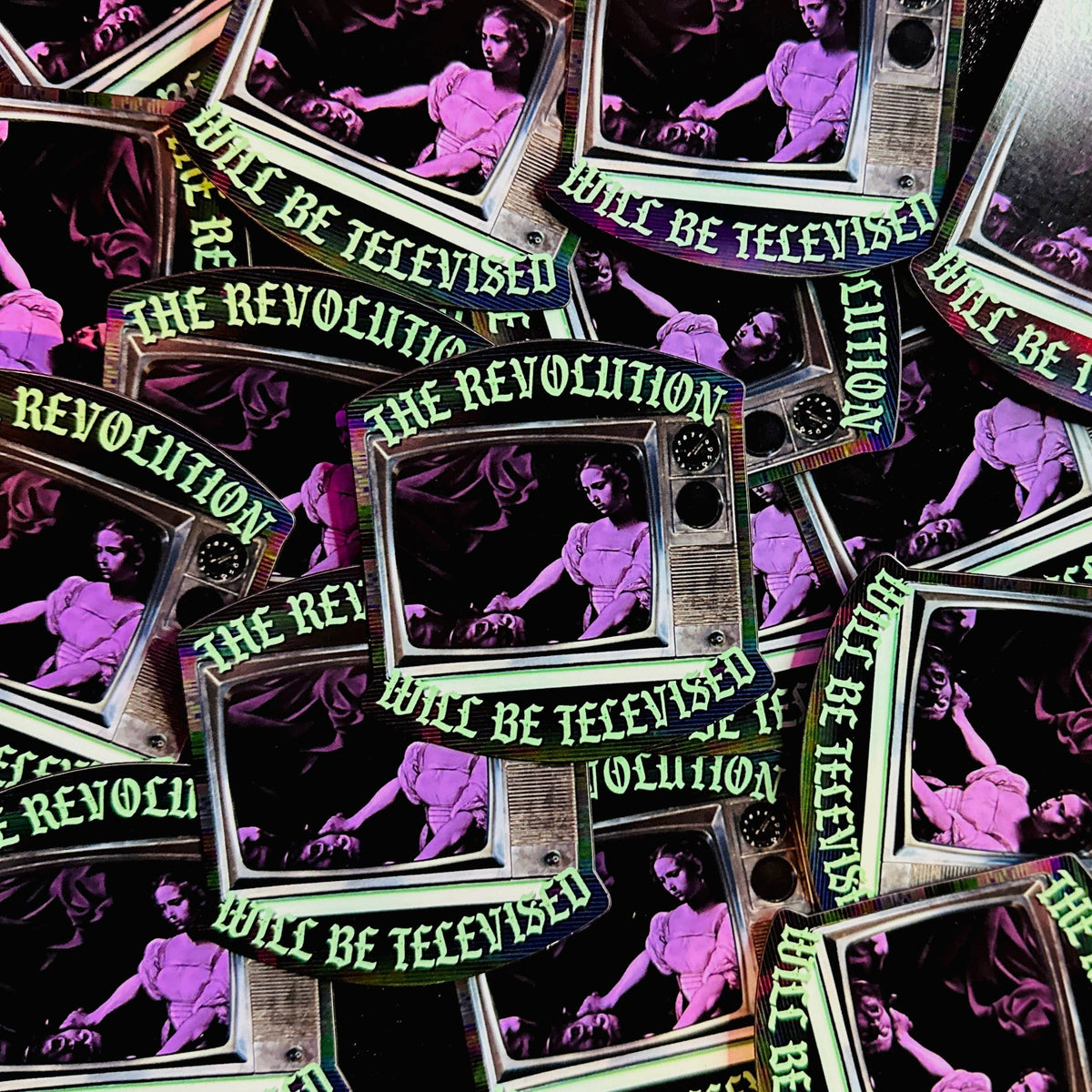 "Revolution Will Be Televised" Feminist Magnet Gift