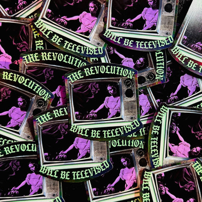 "Revolution Will Be Televised" Feminist Magnet Gift