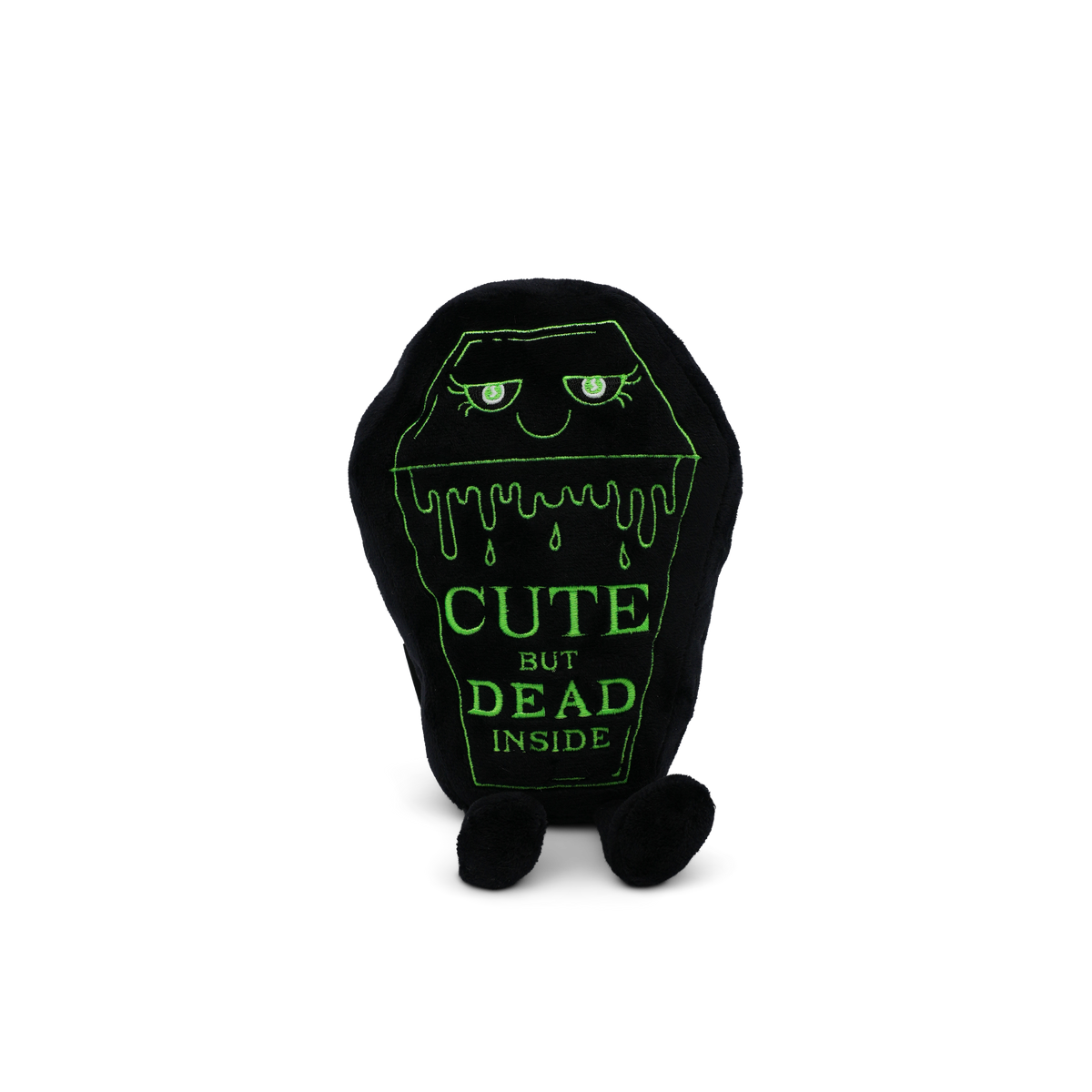 “Cute But Dead Inside” Coffin Horror Halloween Plushies