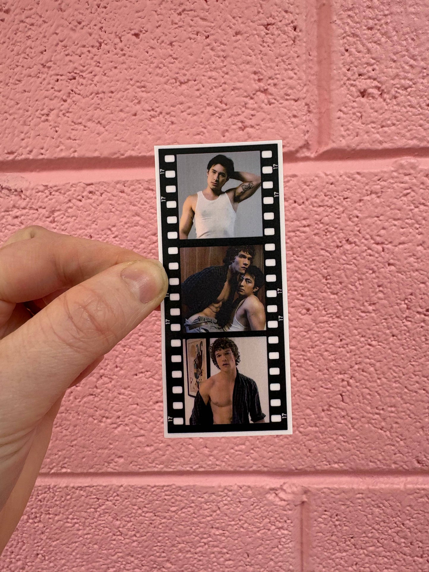 Heated Rivalry Hockey Boyfriends Film Strip Sticker