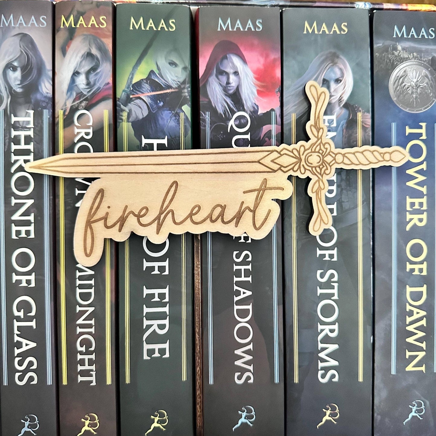Fireheart Book Charm
