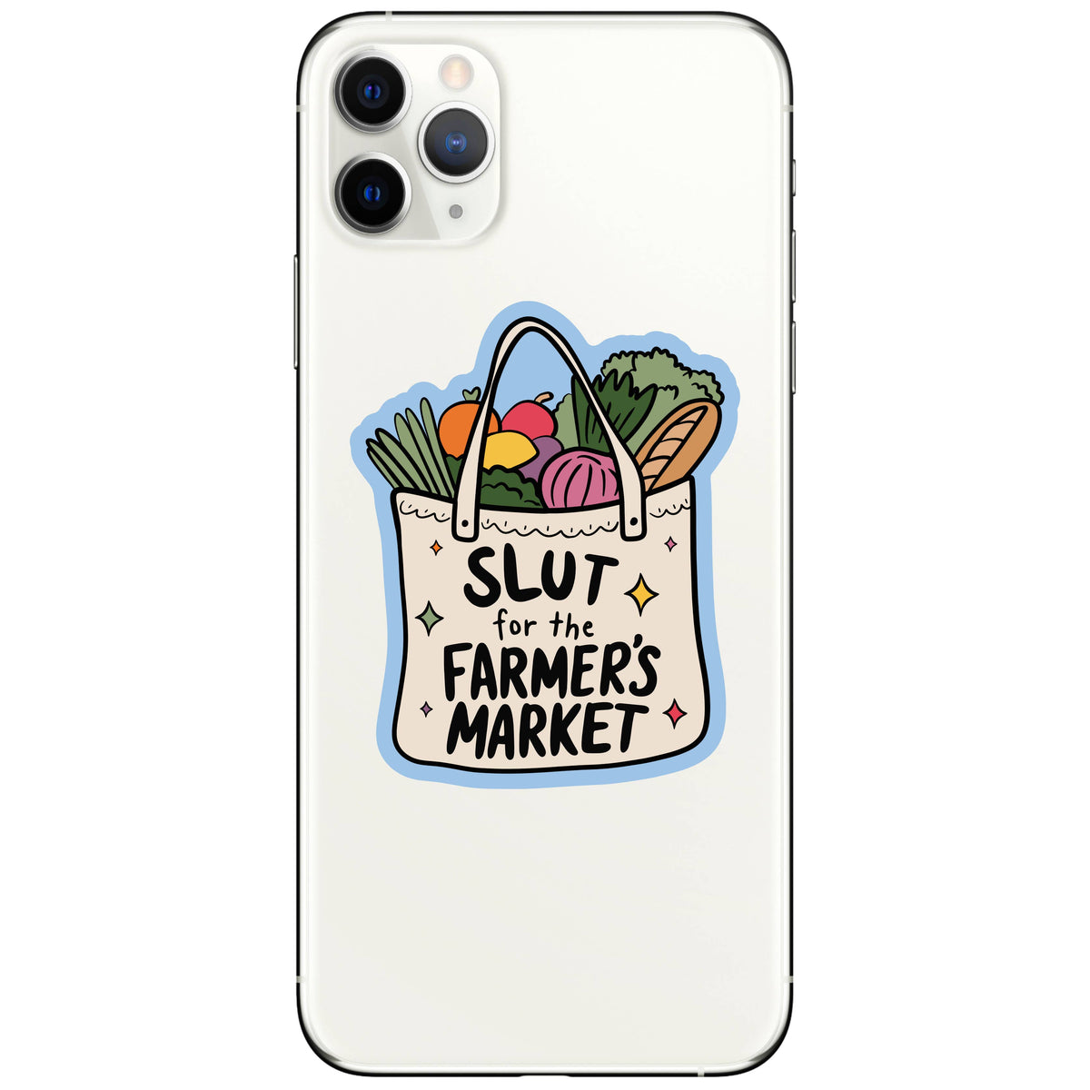 Farmer Market Funny Produce High Quality Vinyl Sticker