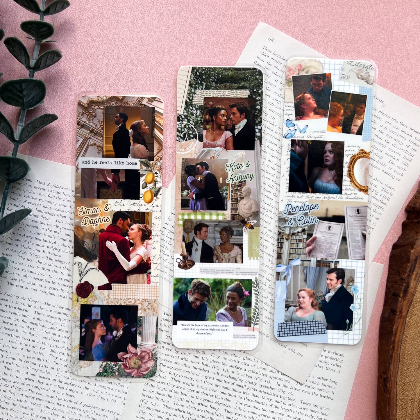 Regency Collage Bookmark: K&A