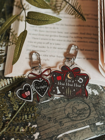 Twilight Bookish Keychains: Locket