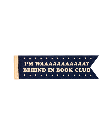 Behind In Book Club Bookmark